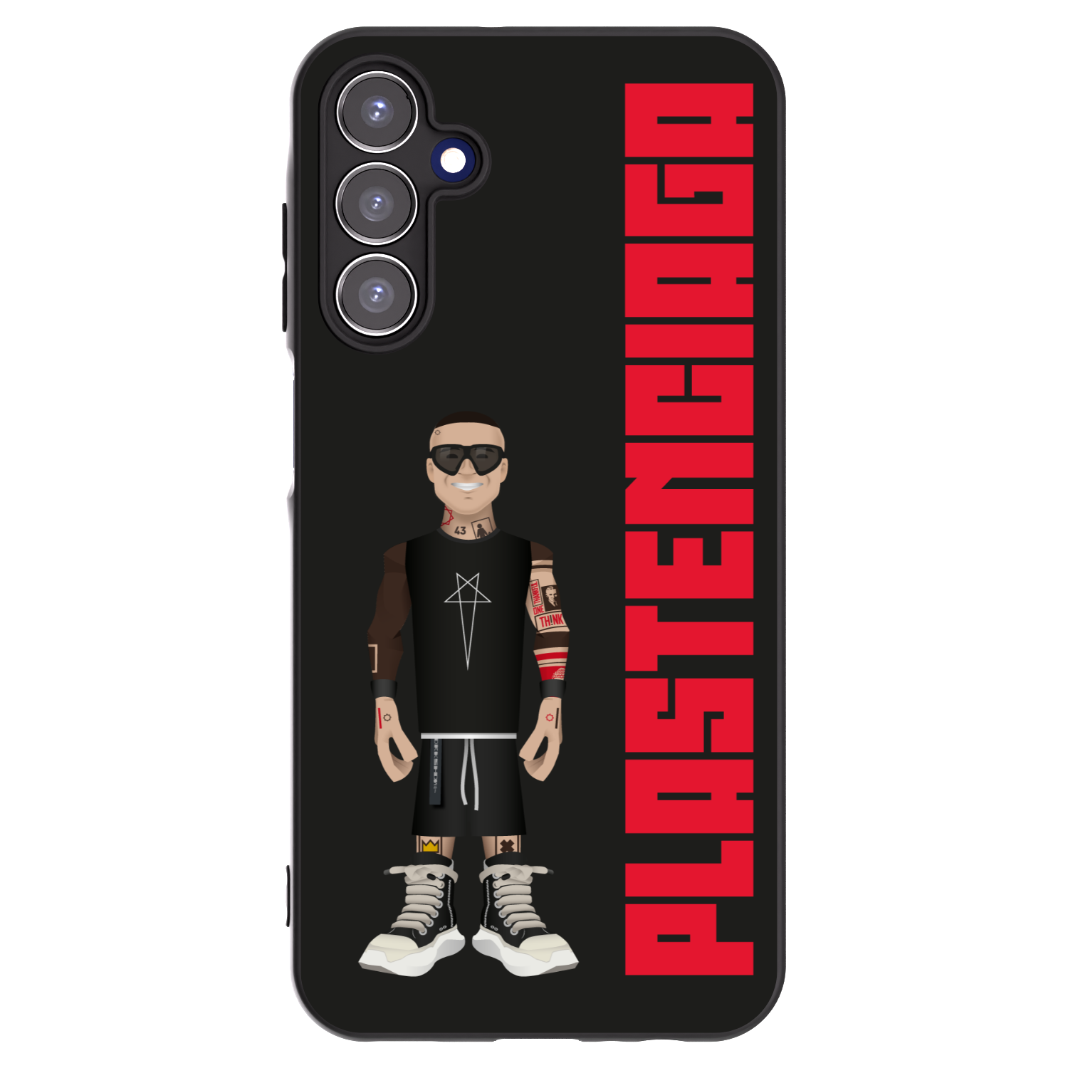 Picasee Samsung Galaxy A15 A155F 4G Hülle - Schwarzes Silikon - Tomáš Rajchl