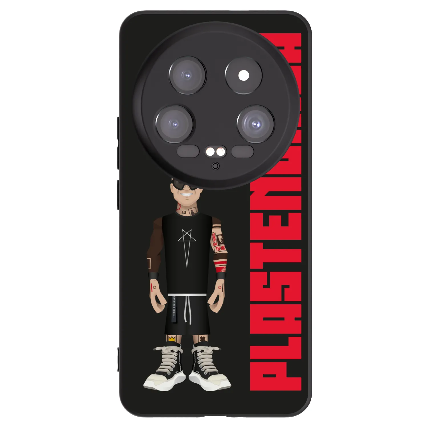 Picasee Xiaomi 14 Ultra Hülle - Schwarzes Silikon - Tomáš Rajchl