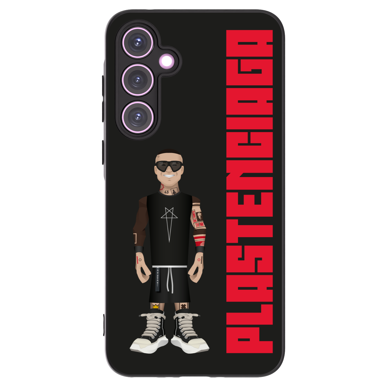 Picasee Samsung Galaxy A35 5G A356B Hülle - Schwarzes Silikon - Tomáš Rajchl