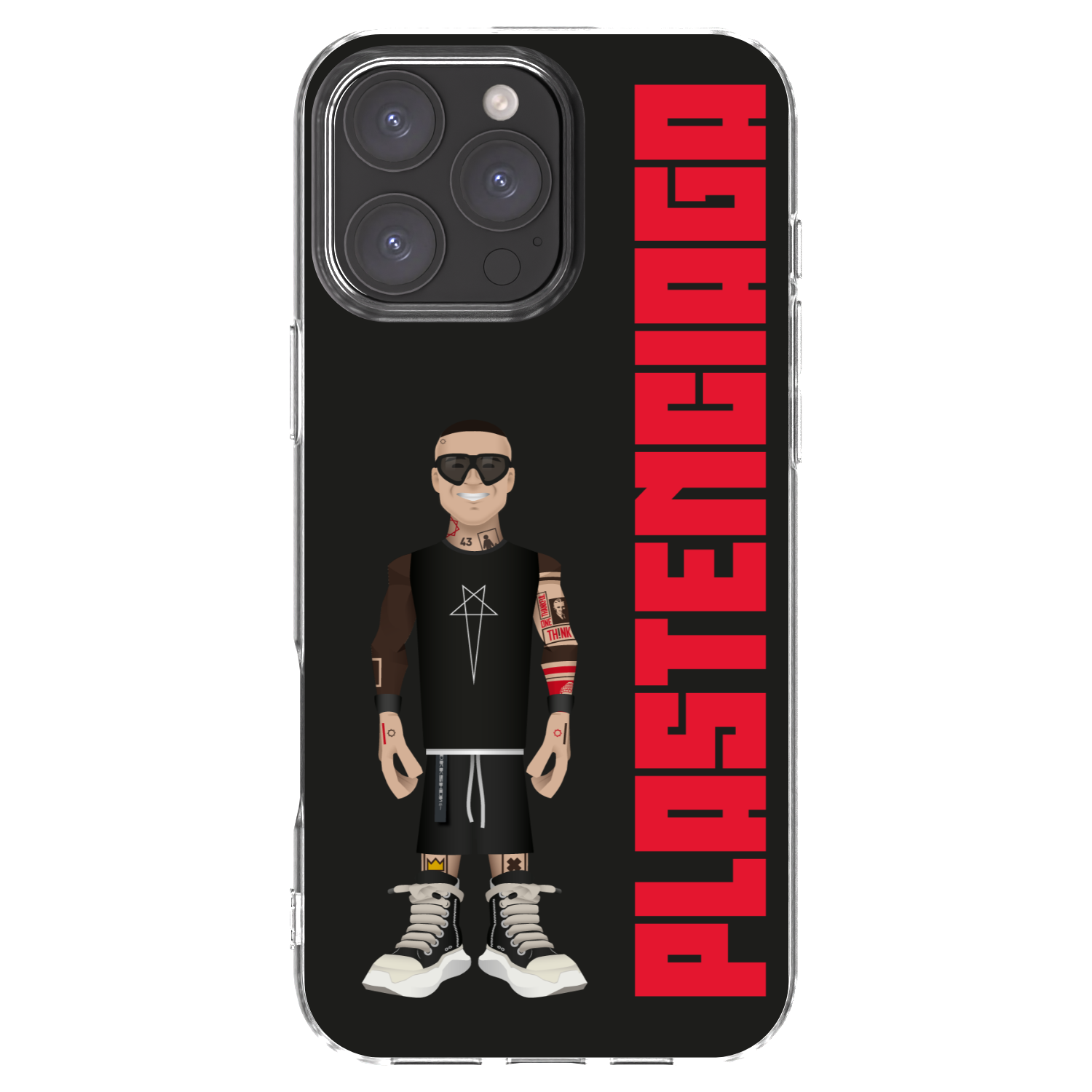 Picasee Apple iPhone 16 Pro Max Hülle - Transparentes Silikon - Tomáš Rajchl