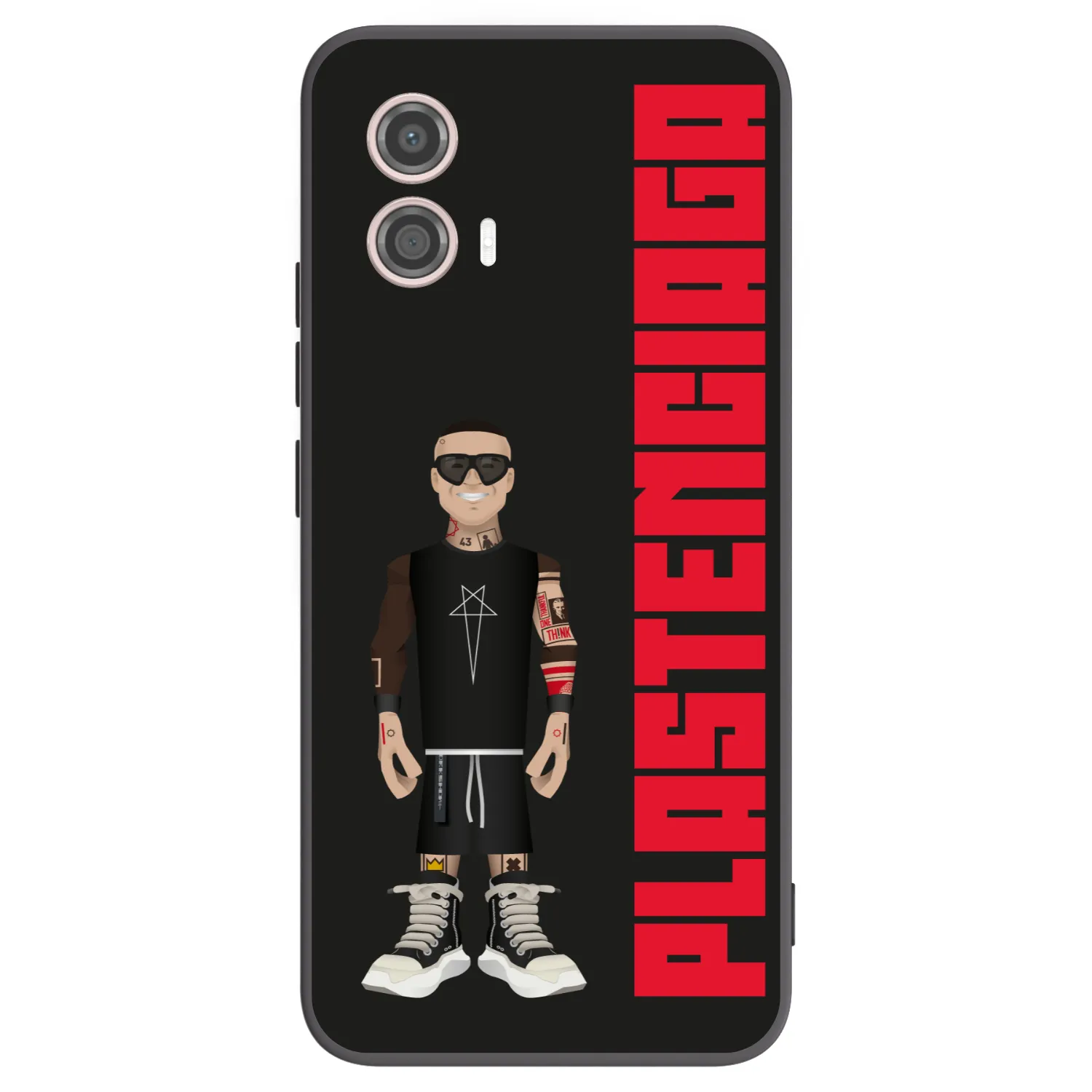 Picasee Motorola Moto G53 5G Hülle - Schwarzes Silikon - Tomáš Rajchl