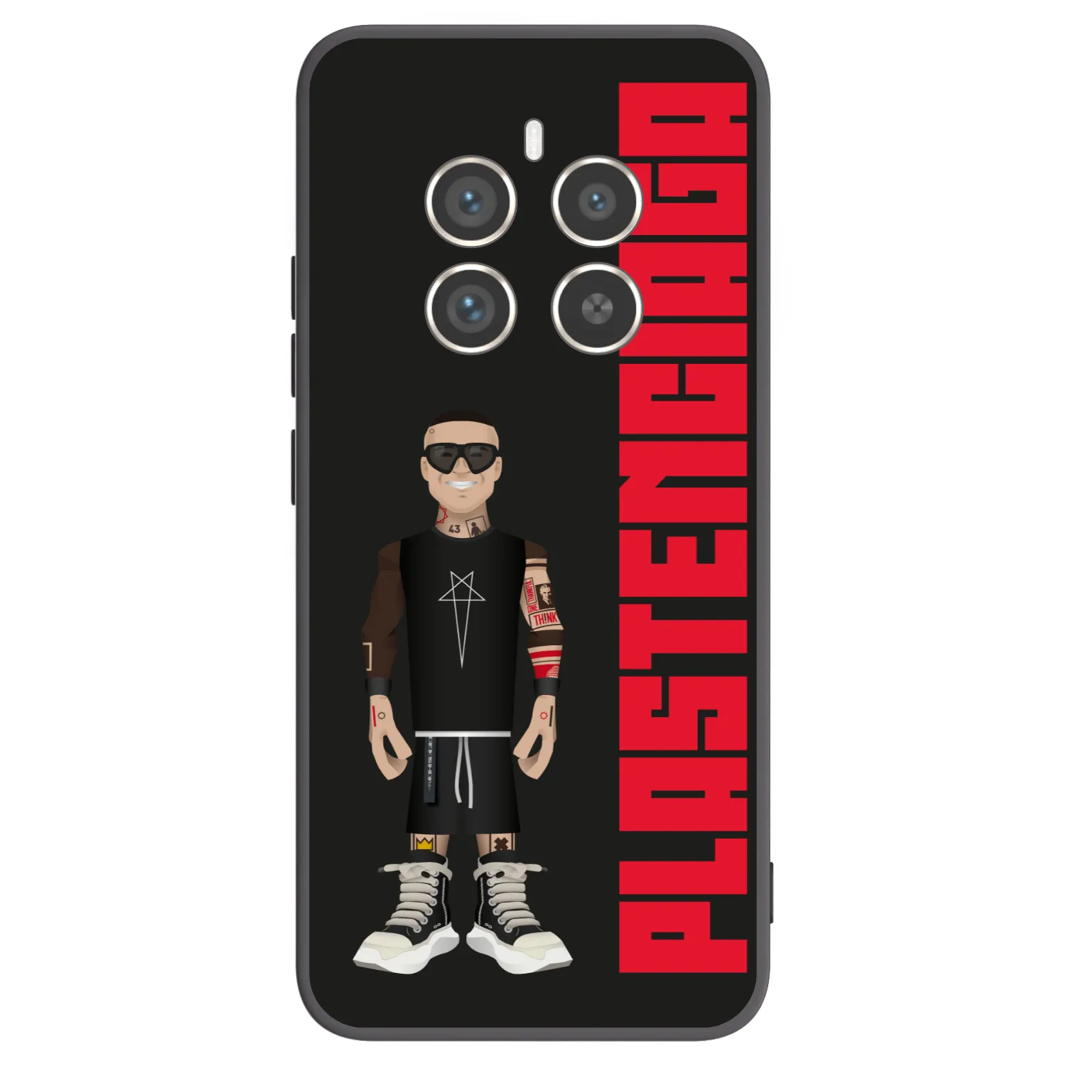 Picasee Realme 12 Pro 5G Hülle - Schwarzes Silikon - Tomáš Rajchl