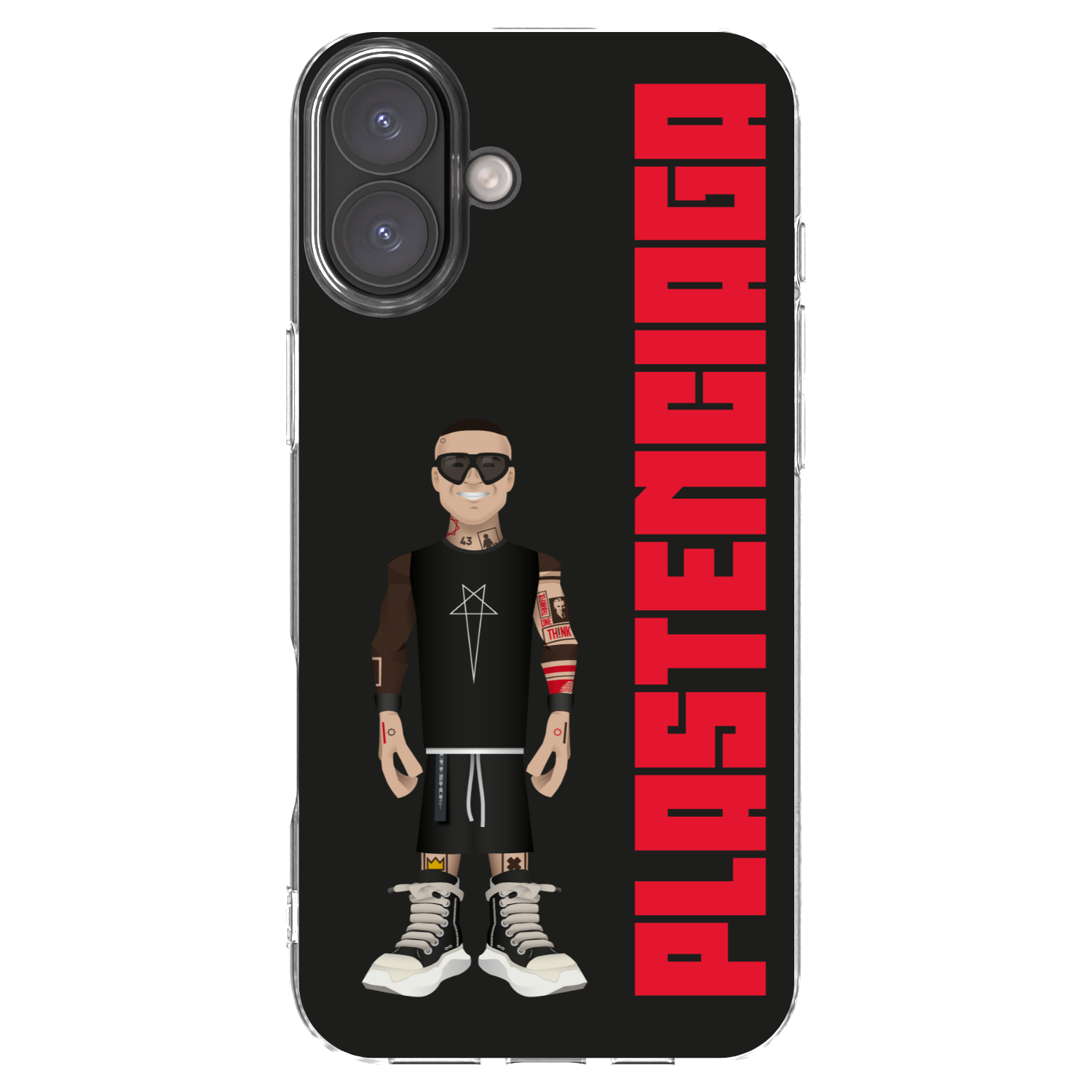 Picasee Apple iPhone 16 Plus Hülle - Transparentes Silikon - Tomáš Rajchl