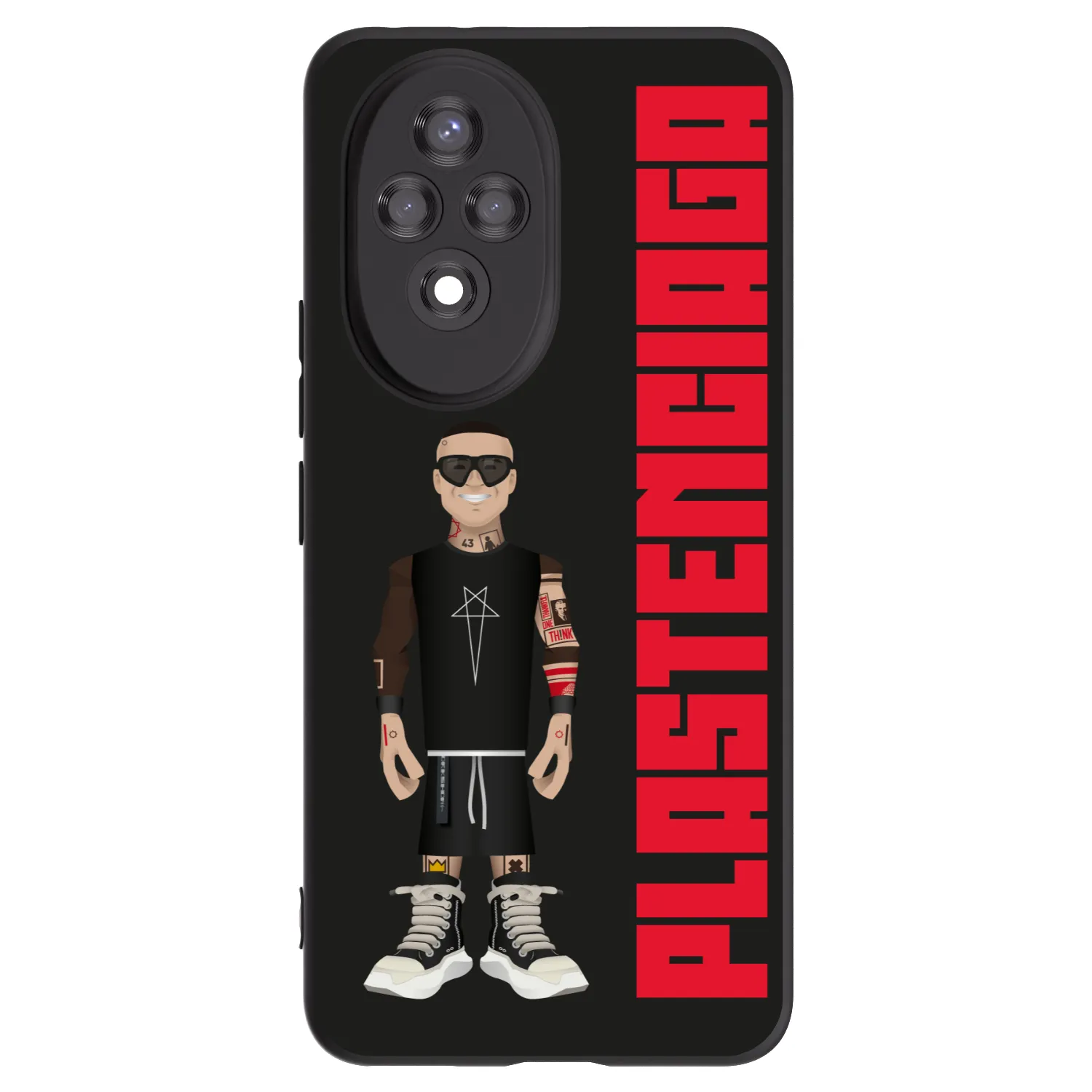 Picasee Honor 200 5G Hülle - Schwarzes Silikon - Tomáš Rajchl