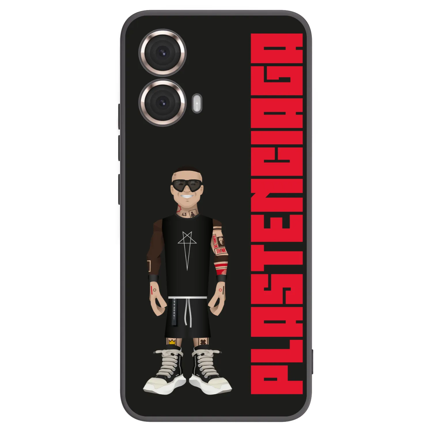 Picasee Motorola Moto G85 Hülle - Schwarzes Silikon - Tomáš Rajchl