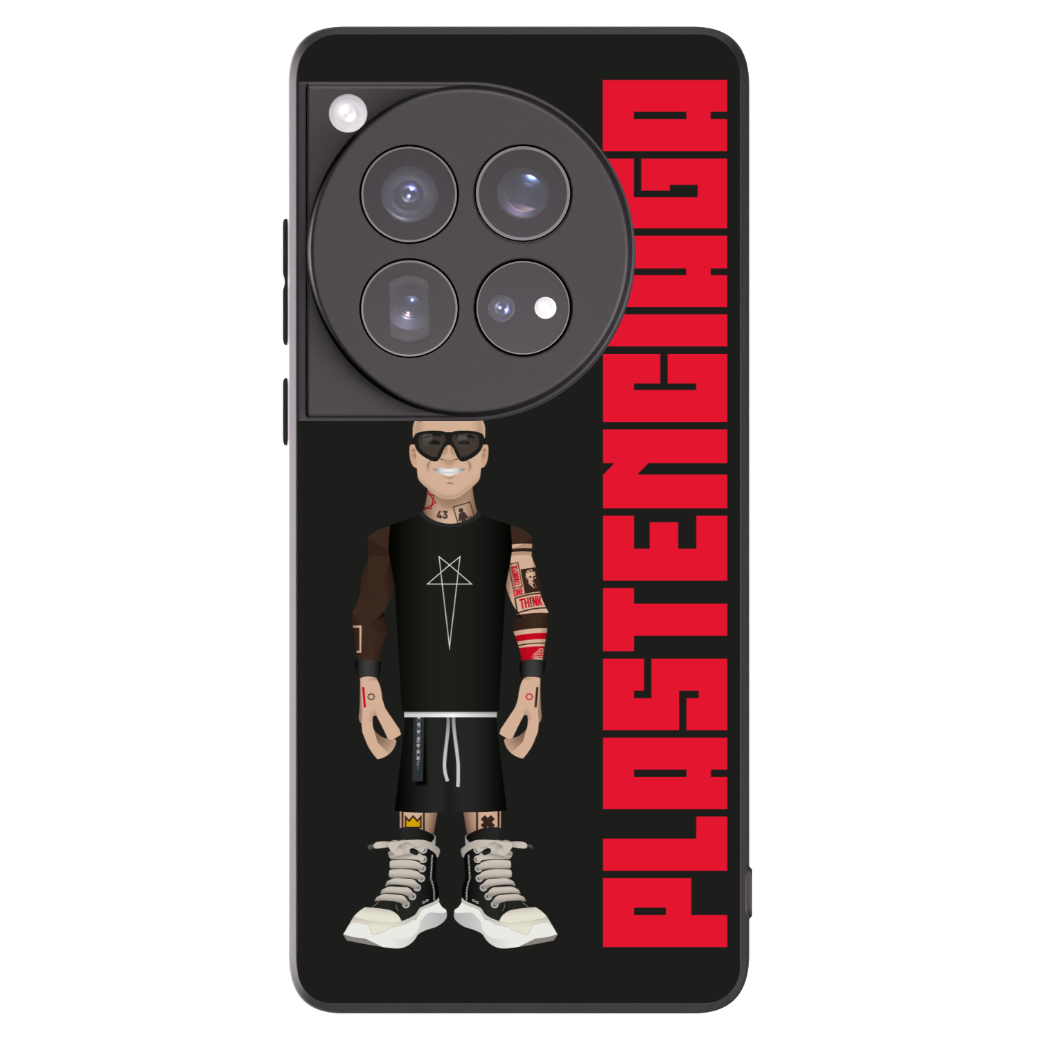 Picasee OnePlus 12 5G Hülle - Schwarzes Silikon - Tomáš Rajchl