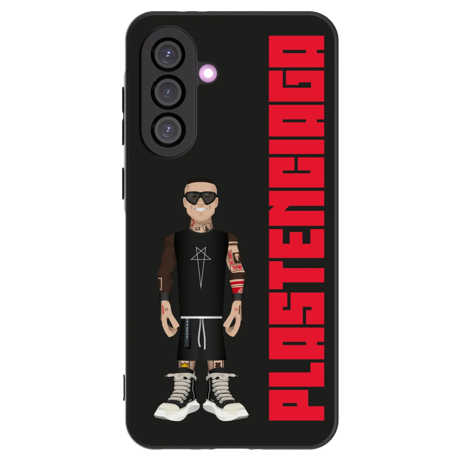 Picasee Samsung Galaxy A56 5G A566B Hülle - Schwarzes Silikon - Tomáš Rajchl