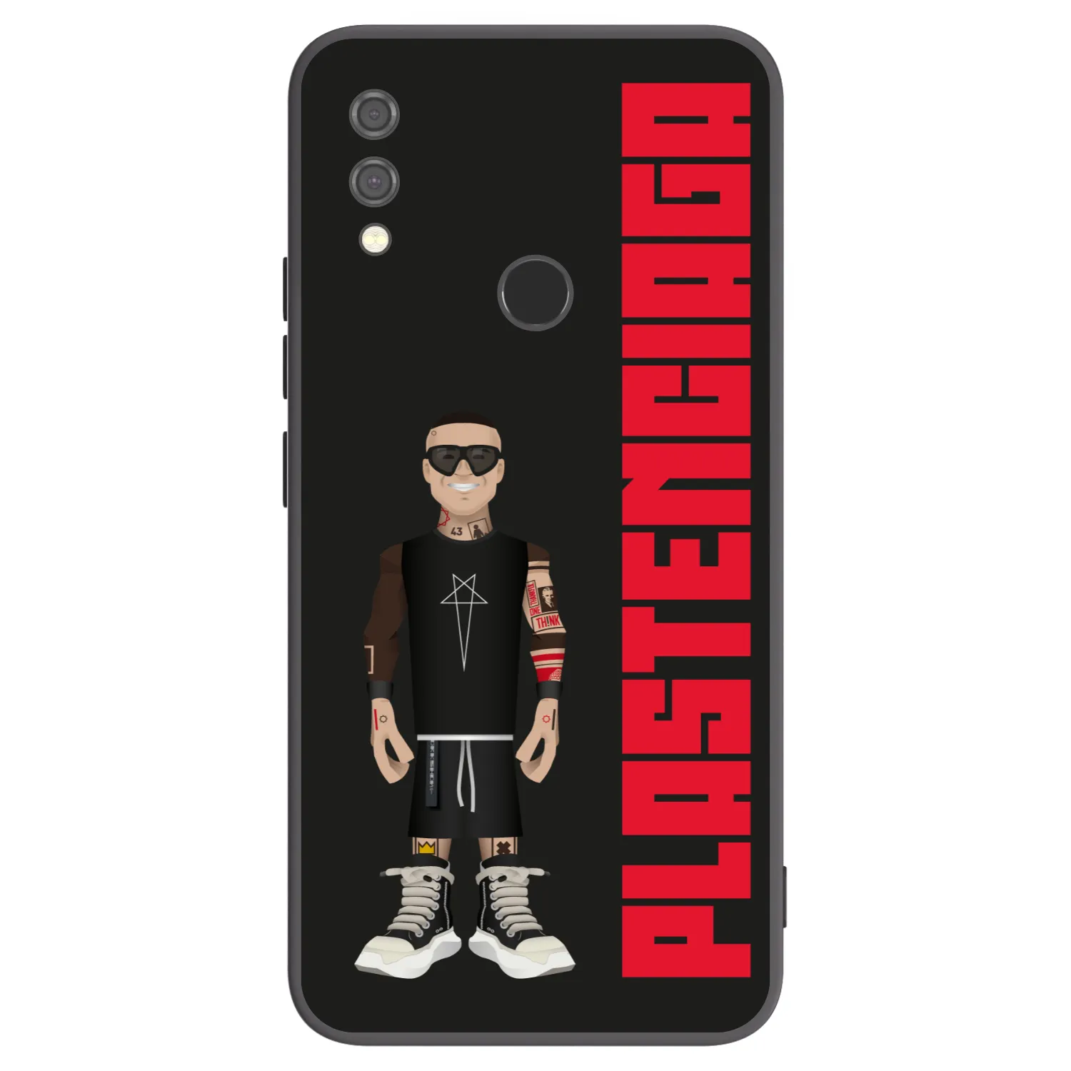 Picasee Xiaomi Redmi Note 7 Hülle - Schwarzes Silikon - Tomáš Rajchl