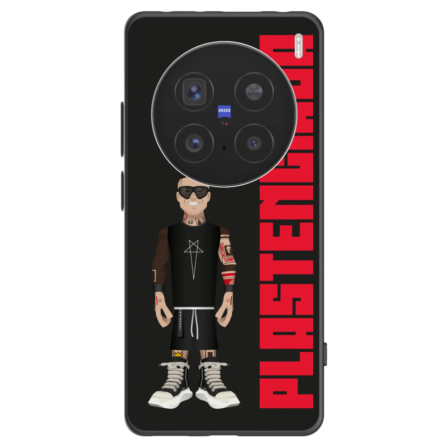 Picasee Vivo X200 Pro Hülle - Schwarzes Silikon - Tomáš Rajchl