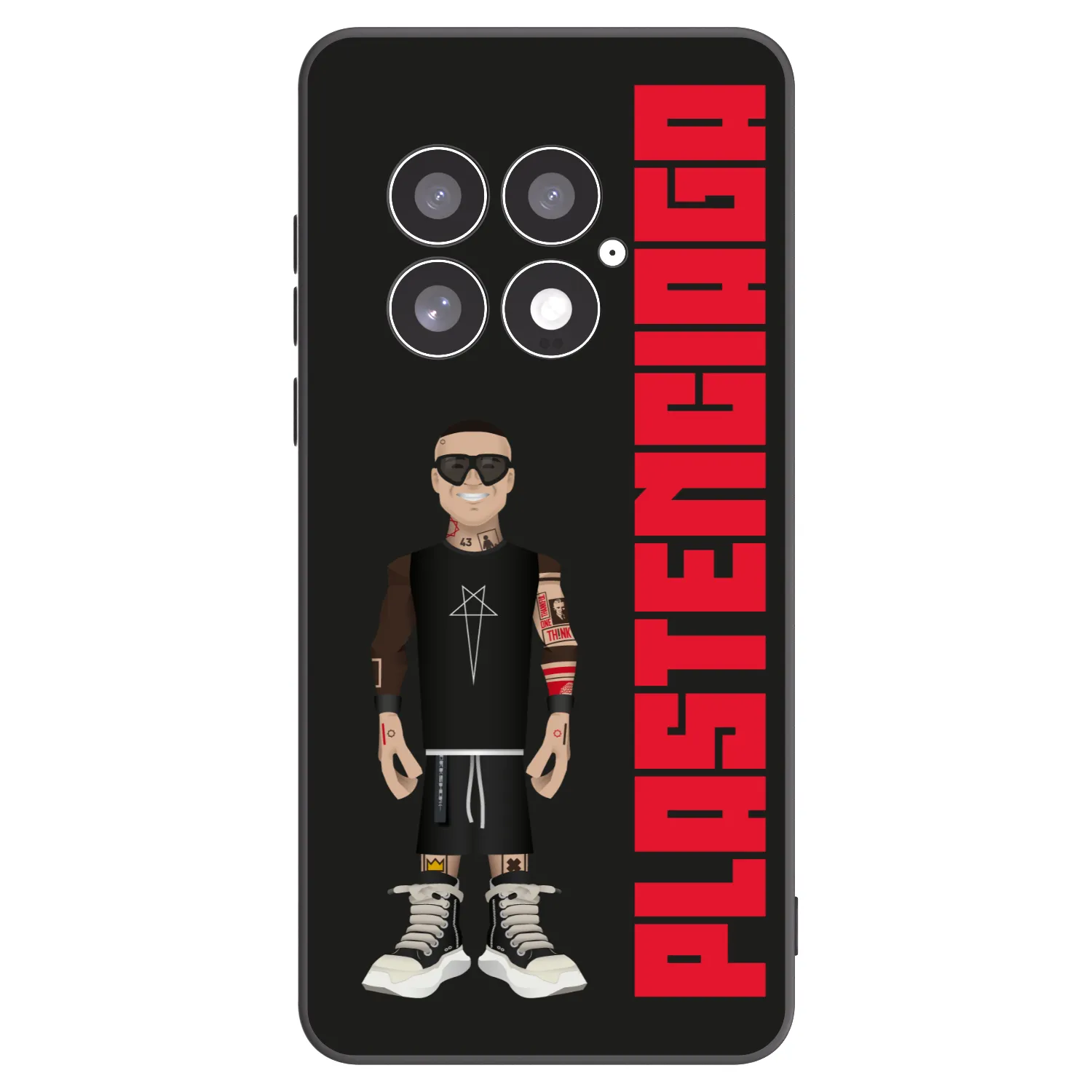 Picasee OnePlus 13 5G Hülle - Schwarzes Silikon - Tomáš Rajchl