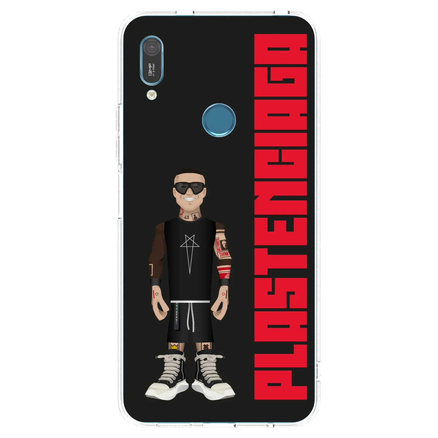 Picasee Huawei Y6 2019 Hülle - Transparentes Silikon - Tomáš Rajchl