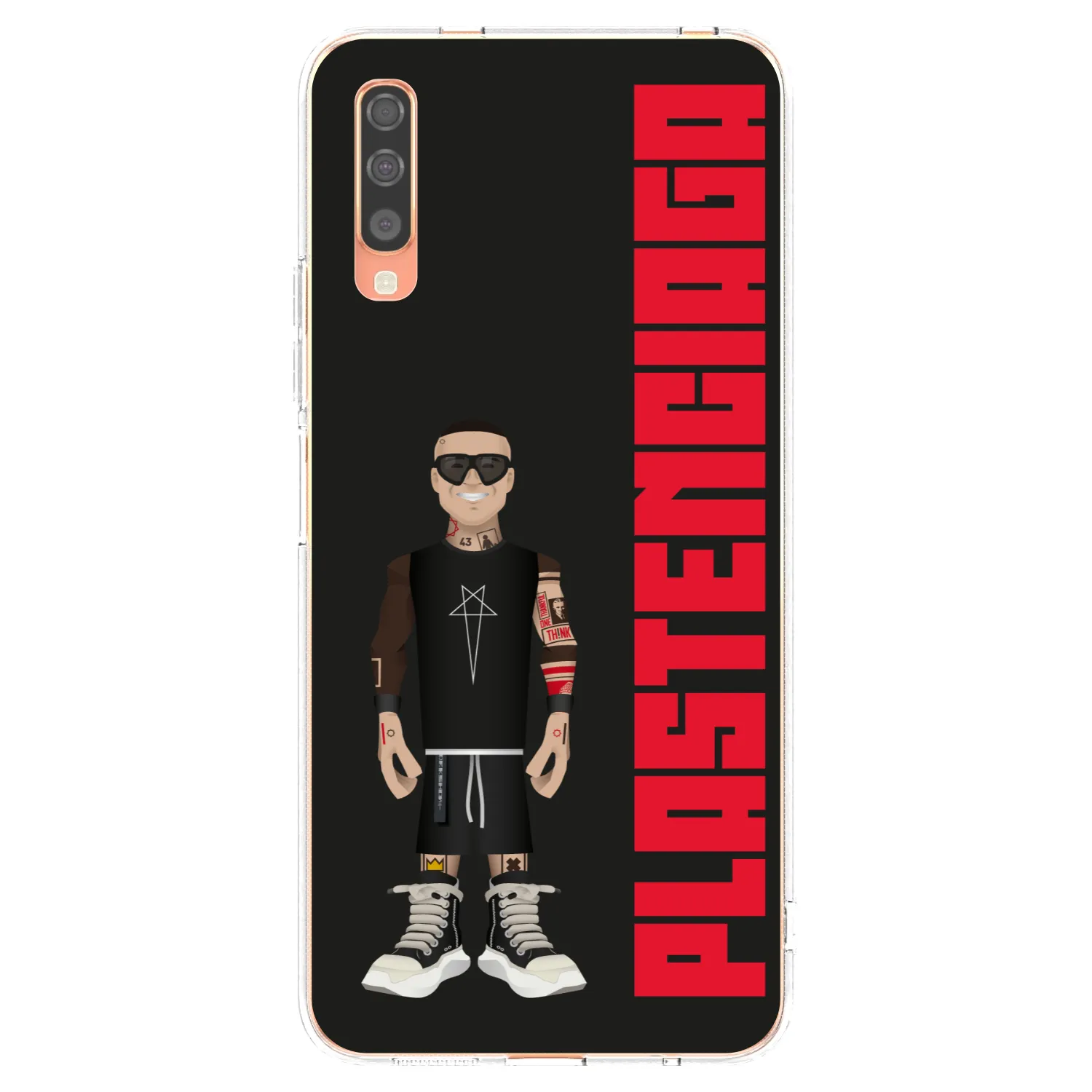 Picasee Samsung Galaxy A70 A705F Hülle - Transparentes Silikon - Tomáš Rajchl