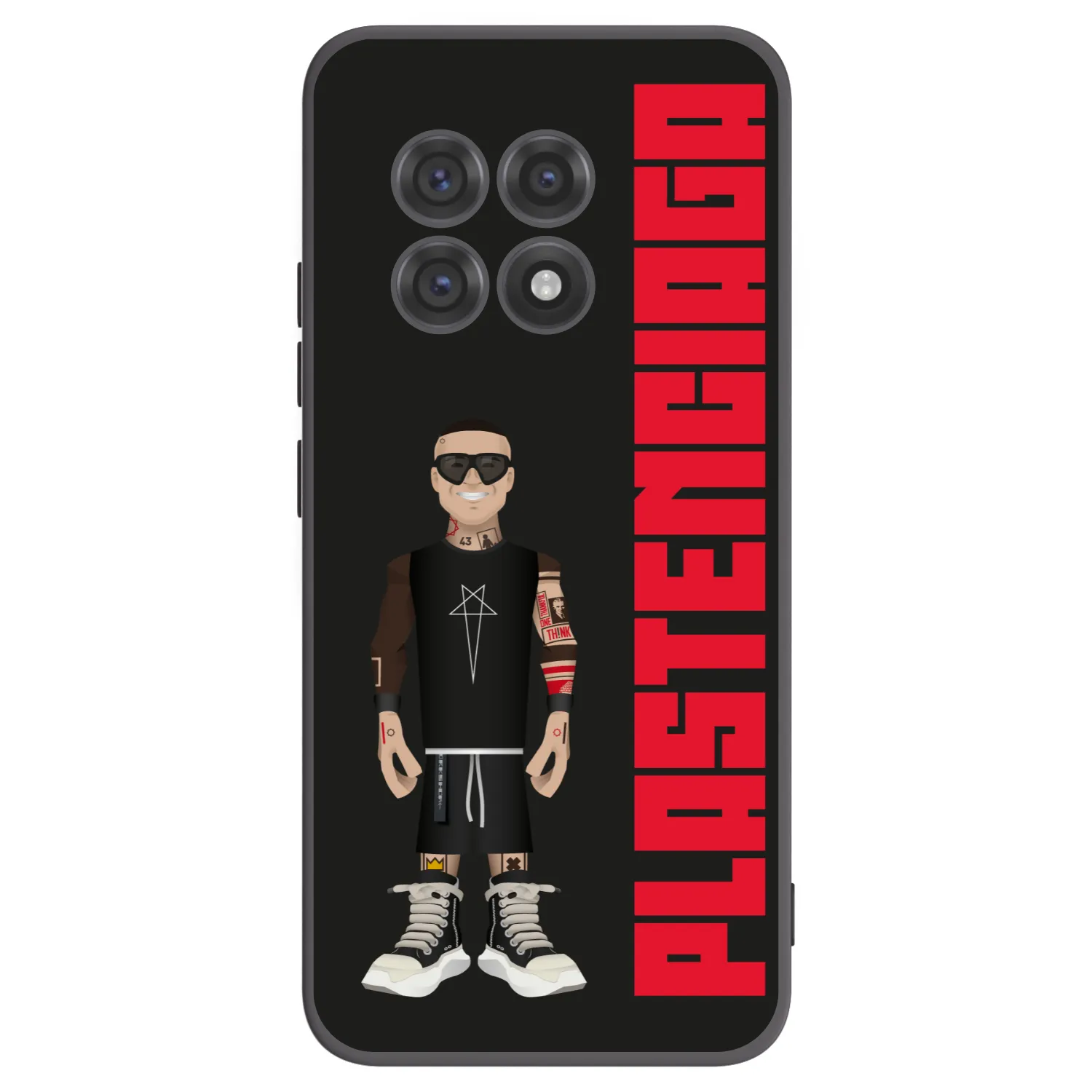 Picasee OnePlus 13R 5G Hülle - Schwarzes Silikon - Tomáš Rajchl