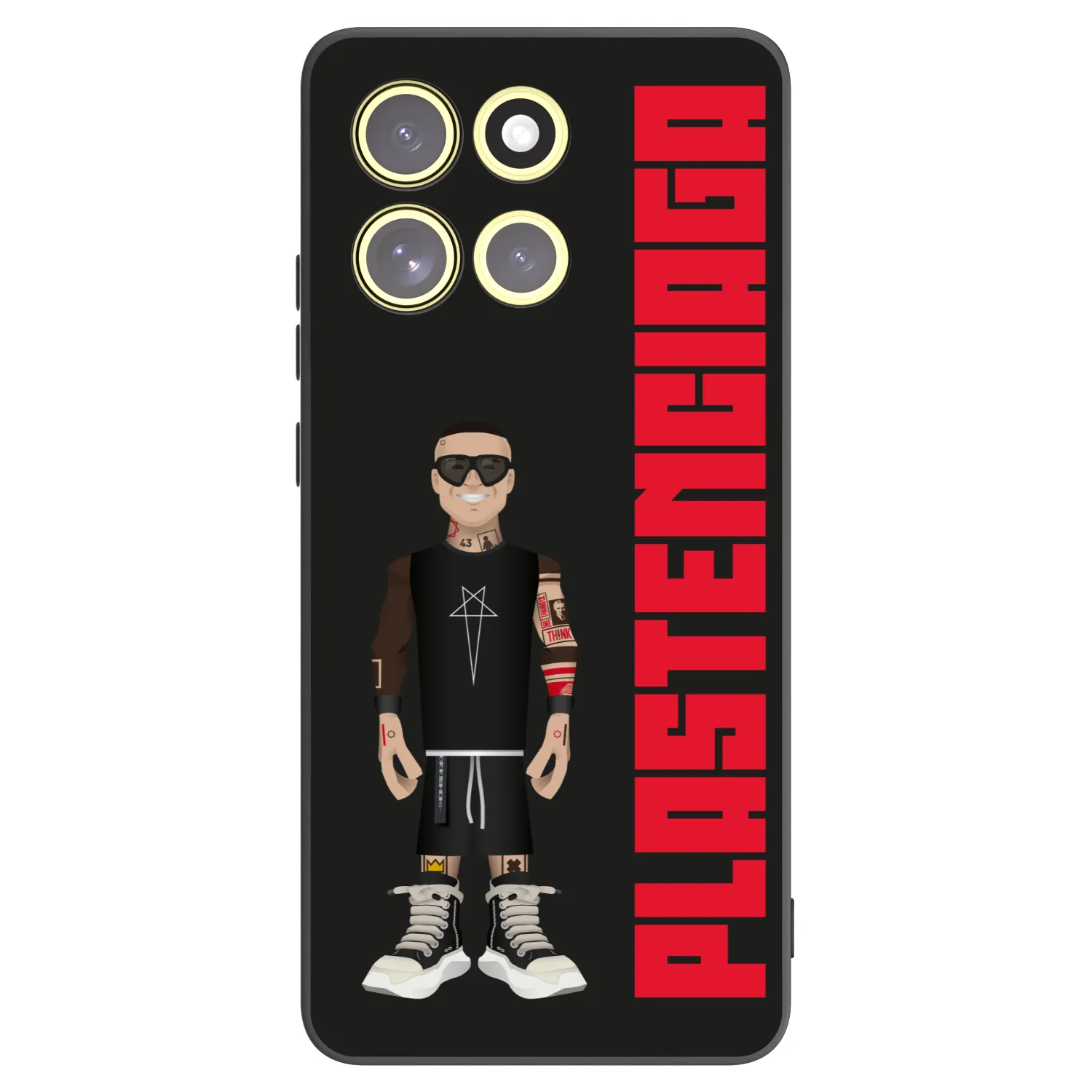 Picasee Motorola Moto G86 5G Hülle - Schwarzes Silikon - Tomáš Rajchl