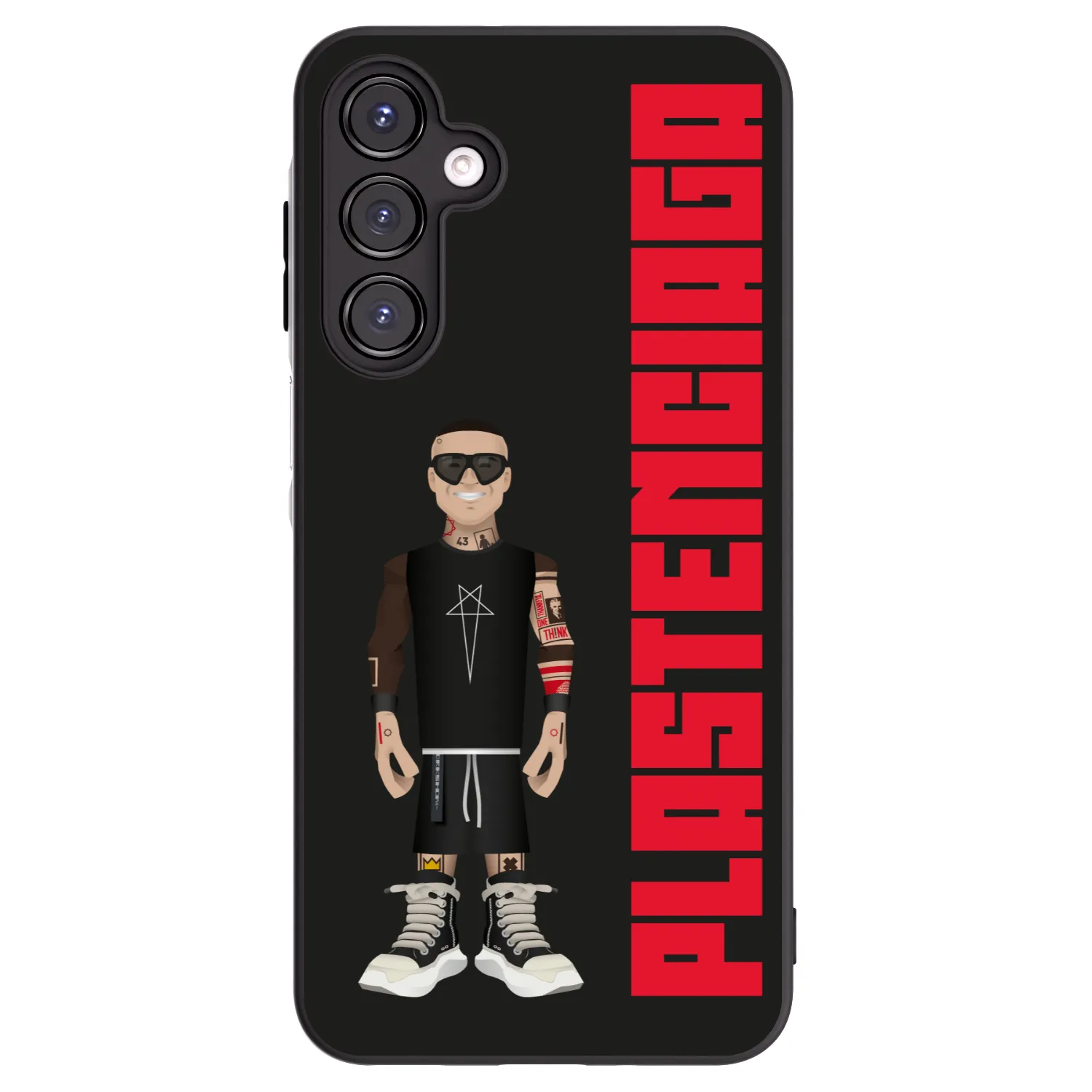 Picasee Samsung Galaxy A16 4G Hülle - Schwarzes Silikon - Tomáš Rajchl