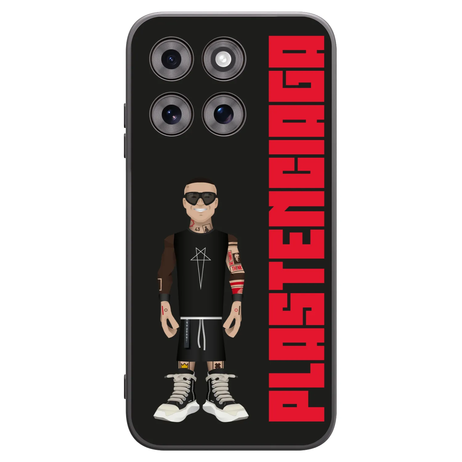 Picasee Motorola Moto G77 Hülle - Schwarzes Silikon - Tomáš Rajchl
