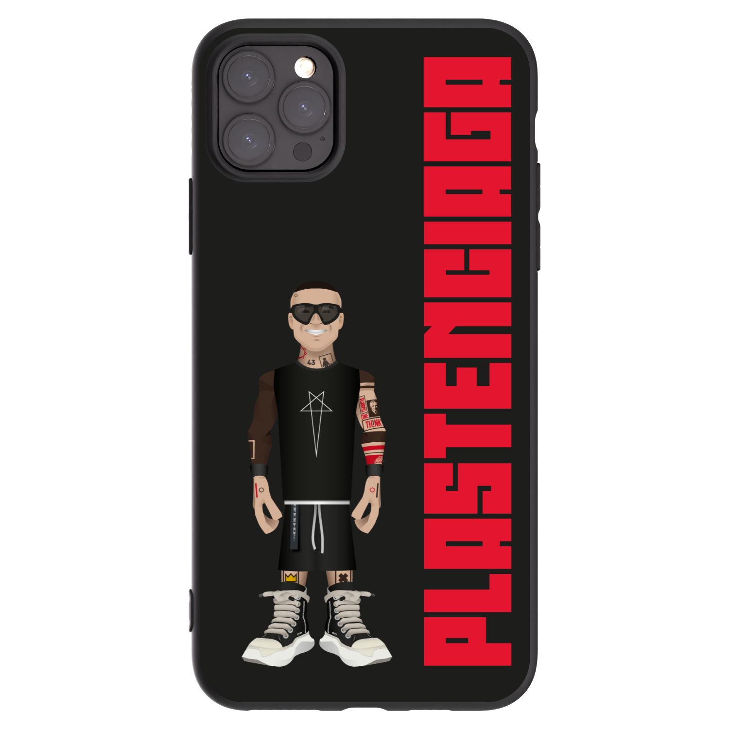 Picasee Apple iPhone 11 Pro Max Hülle - Schwarzes Silikon - Tomáš Rajchl