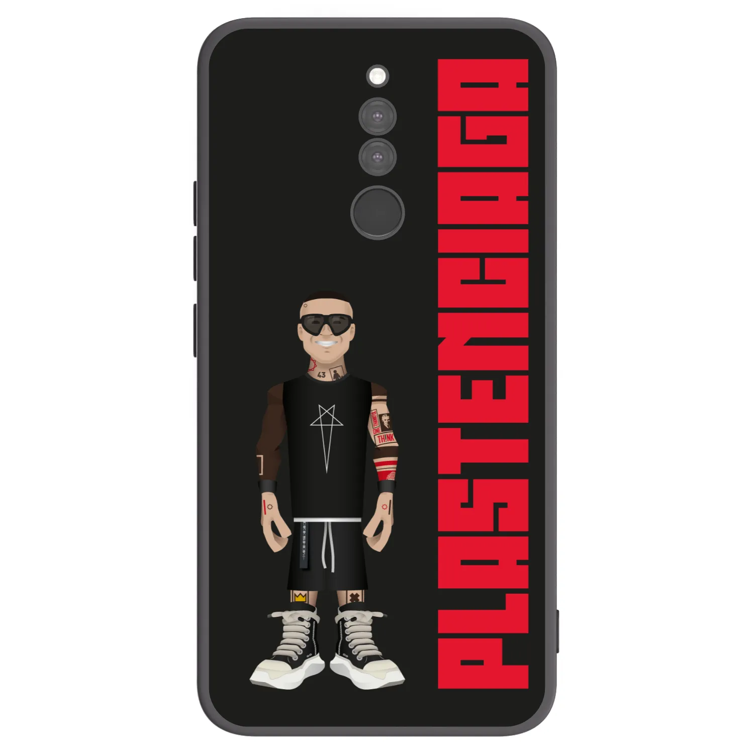 Picasee Xiaomi Redmi 8 Hülle - Schwarzes Silikon - Tomáš Rajchl