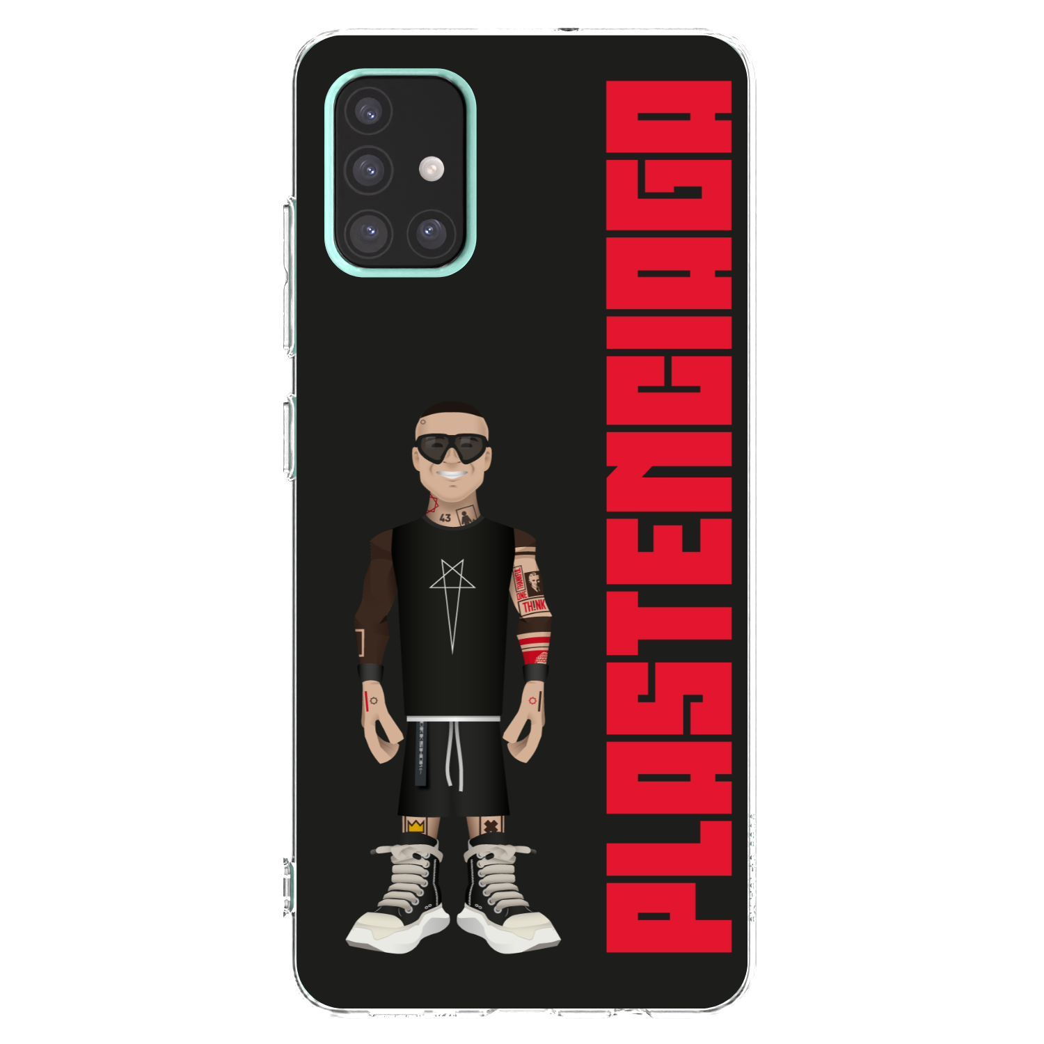 Picasee Samsung Galaxy A51 A515F Hülle - Transparentes Silikon - Tomáš Rajchl