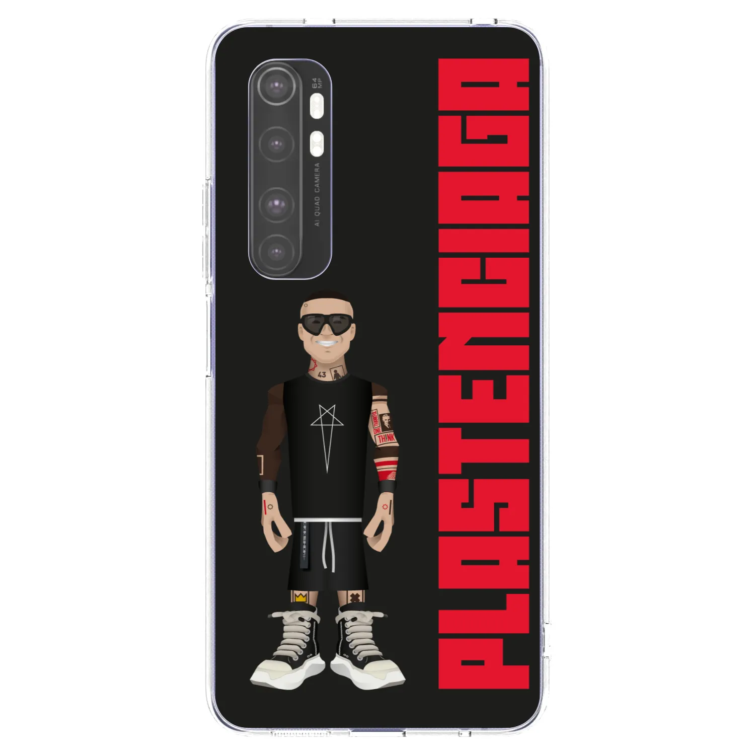 Picasee Xiaomi Mi Note 10 Lite Hülle - Transparentes Silikon - Tomáš Rajchl