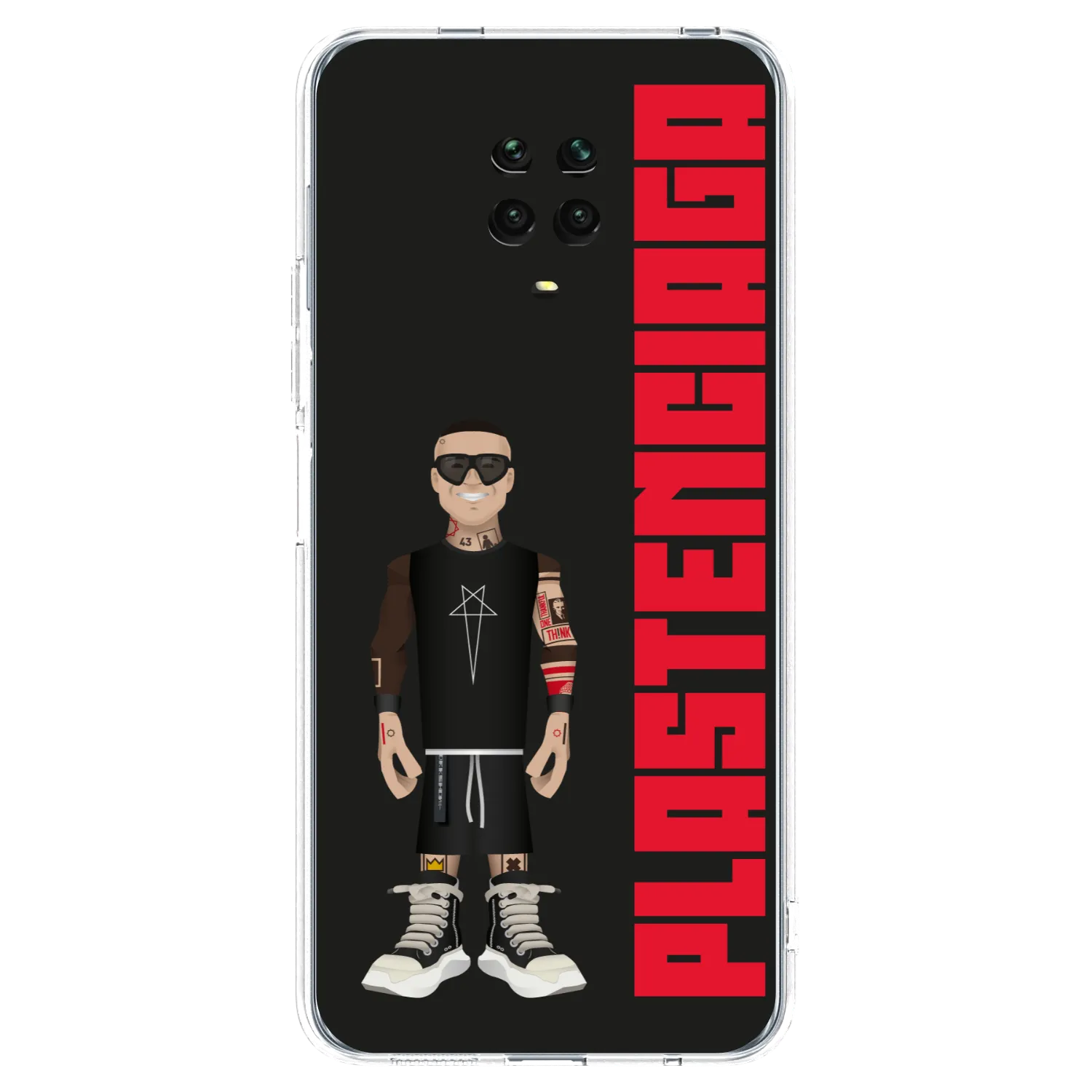 Picasee Xiaomi Redmi Note 9S Hülle - Transparentes Silikon - Tomáš Rajchl