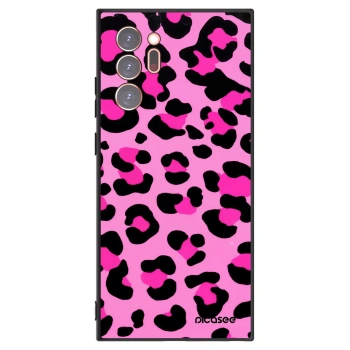 Picasee Samsung Galaxy Note 20 Ultra Hülle - Schwarzes Silikon - Pink Tiger