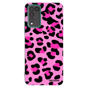 Picasee Honor 10X Lite Hülle - Transparentes Silikon - Pink Tiger