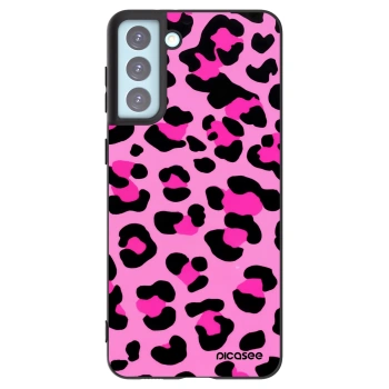 Picasee Samsung Galaxy S21+ 5G G996F Hülle - Schwarzes Silikon - Pink Tiger