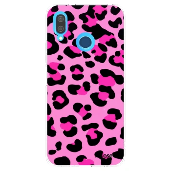 Picasee Huawei P20 Lite Hülle - Transparentes Silikon - Pink Tiger