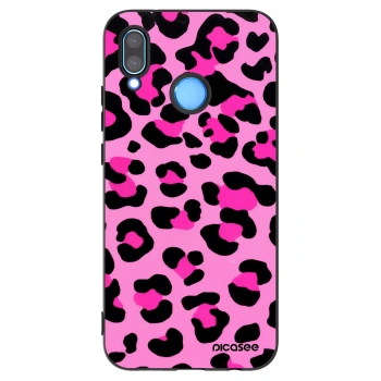 Picasee Huawei P20 Lite Hülle - Schwarzes Silikon - Pink Tiger