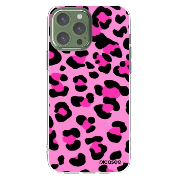 Picasee Apple iPhone 13 Pro Max Hülle - Transparentes Silikon - Pink Tiger