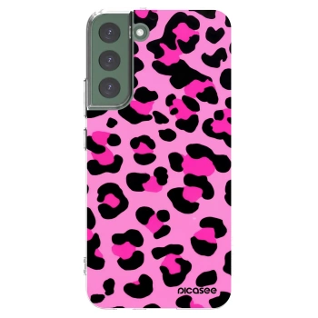 Picasee Samsung Galaxy S22+ 5G Hülle - Transparentes Silikon - Pink Tiger