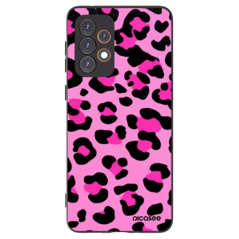Picasee Samsung Galaxy A33 5G A336 Hülle - Schwarzes Silikon - Pink Tiger