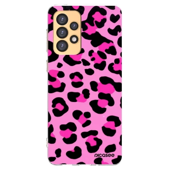 Picasee Samsung Galaxy A33 5G A336 Hülle - Transparentes Silikon - Pink Tiger