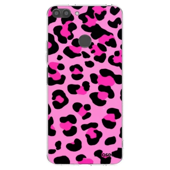 Picasee Huawei P Smart Hülle - Transparentes Silikon - Pink Tiger
