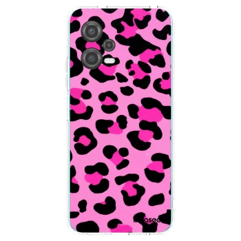 Picasee Xiaomi Poco X5 Hülle - Transparentes Silikon - Pink Tiger