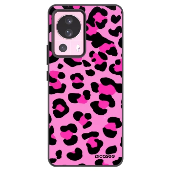 Picasee Xiaomi 13 Lite Hülle - Schwarzes Silikon - Pink Tiger