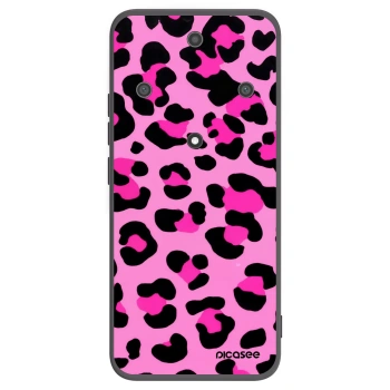 Picasee Honor Magic5 Lite 5G Hülle - Schwarzes Silikon - Pink Tiger