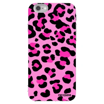 Picasee Apple iPhone 6/6S Hülle - Transparentes Silikon - Pink Tiger
