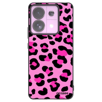 Picasee Xiaomi Redmi Note 13 Pro 5G Hülle - Schwarzes Silikon - Pink Tiger