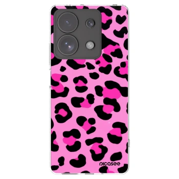 Picasee Xiaomi Redmi Note 13 Pro 4G Hülle - Transparentes Silikon - Pink Tiger