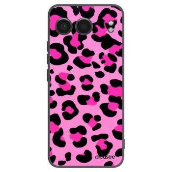 Picasee OnePlus Nord 4 Hülle - Schwarzes Silikon - Pink Tiger