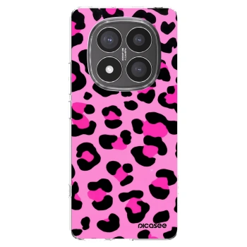Picasee Xiaomi Redmi Note 14 Pro+ 5G Hülle - Transparentes Silikon - Pink Tiger