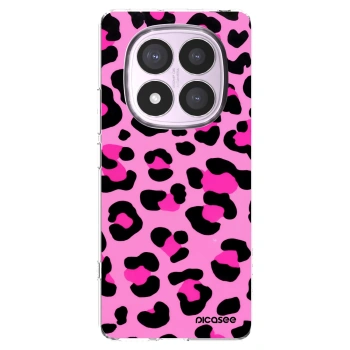 Picasee Xiaomi Redmi Note 14 Pro 5G Hülle - Transparentes Silikon - Pink Tiger