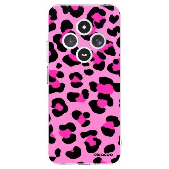 Picasee Xiaomi Redmi 14C Hülle - Transparentes Silikon - Pink Tiger