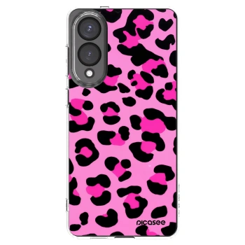 Picasee Samsung Galaxy S25 Edge 5G Hülle - Transparentes Silikon - Pink Tiger