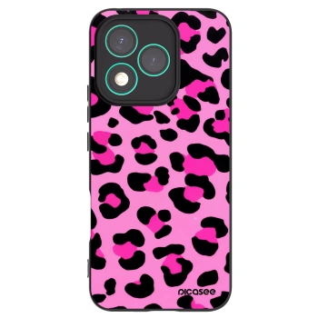 Picasee Honor 400 Lite 5G Hülle - Schwarzes Silikon - Pink Tiger