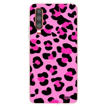 Picasee Huawei P30 Hülle - Transparentes Silikon - Pink Tiger