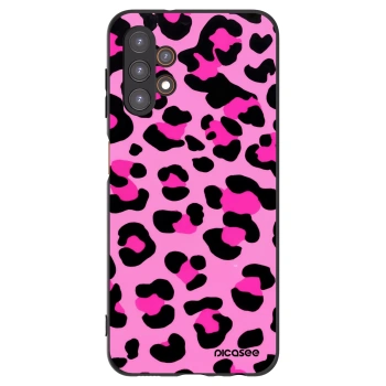 Picasee Samsung Galaxy A13 5G Hülle - Schwarzes Silikon - Pink Tiger