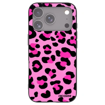 Picasee Apple iPhone 17 Pro Hülle - Schwarzes Silikon - Pink Tiger
